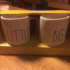 Rae Dunn Little/Big Mug Set